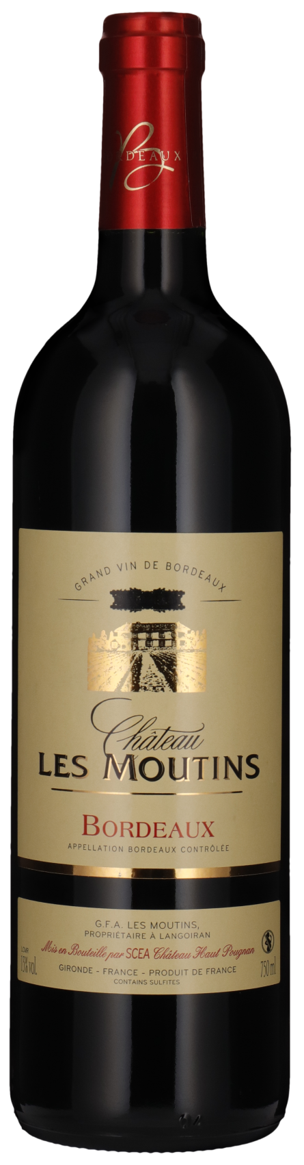 Chateau Les Moutins, Bordeaux Rouge, 2020