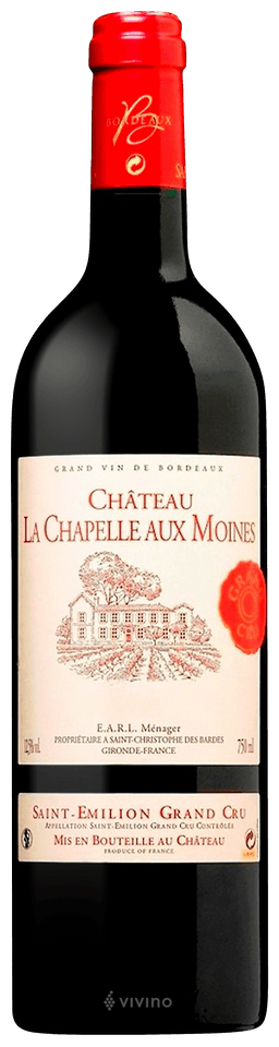 Chateau La Chapelle Aux Moines, Saint Emilion Grand Cru, 2022